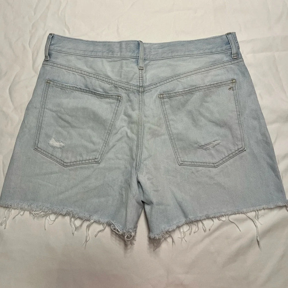 Madewell The '90s Mid-Length Jean Short in Pearlman Wash 31 new without tags - Picture 5 of 14